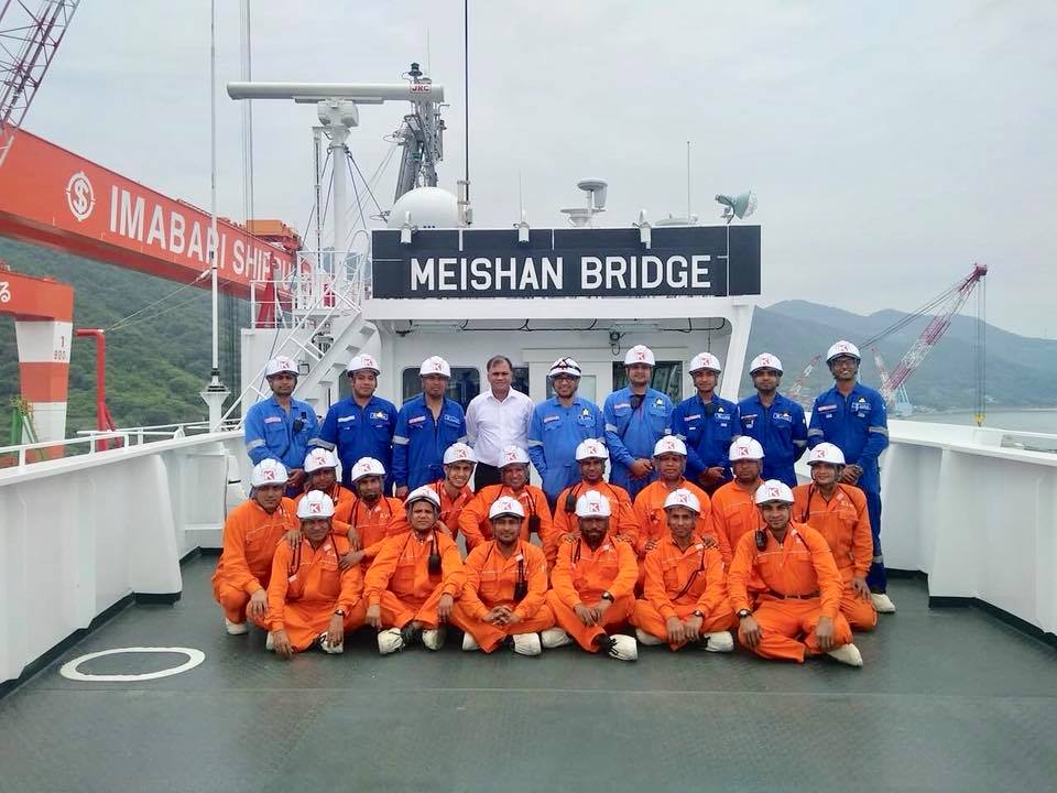 New Take Over Vessel Meishan Bridge