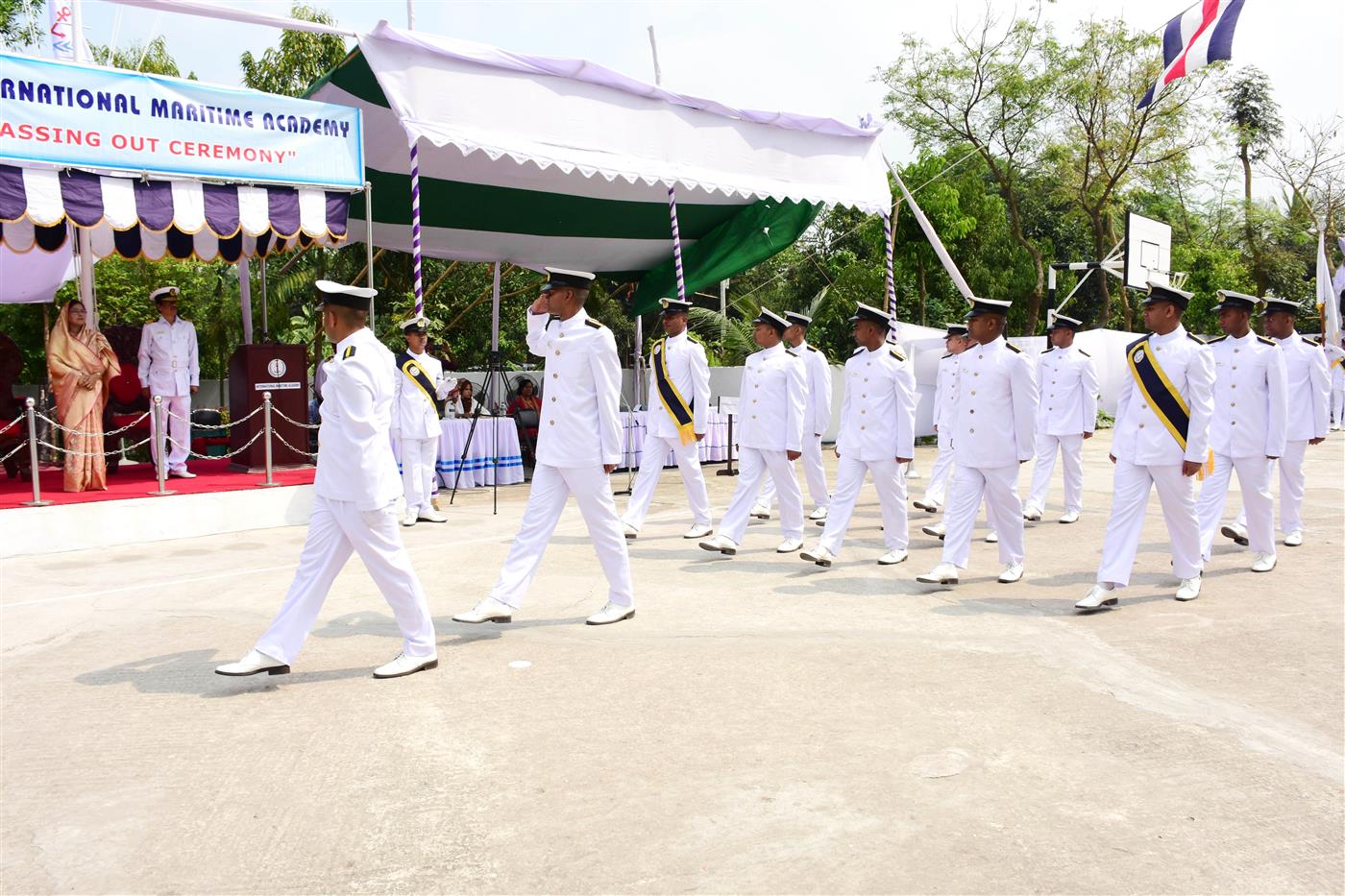 Passing out ceremony of 8th Batch Pre-sea Cadets of IMA