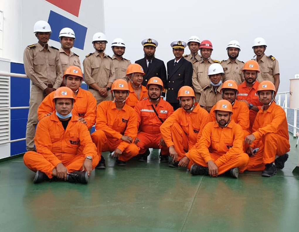 IMA Cadets Onboard on New Take Over Vessel MT Furano Galaxy Delivery Ceremony