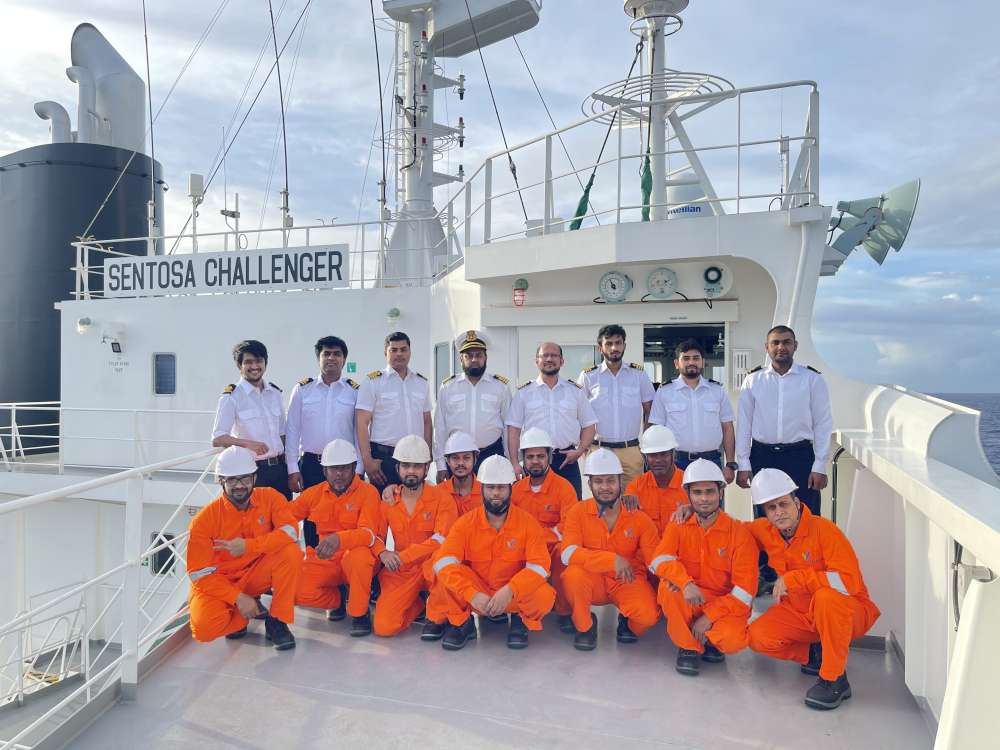 IMA Cadets Onboard on Taken over the vessel MV Sentosa Challenger by change of crew nationality