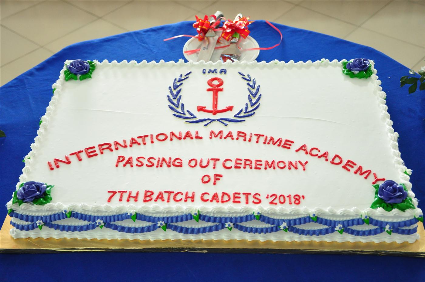 Passing out ceremony of 7th Batch Pre-sea Cadets of IMA
